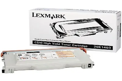Produktbild von Lexmark 20K1403, Laserpatrone, 10000 Seiten, Schwarz, 1 Stück(e)