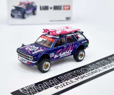 Produktbild von Datsun 510 4x4 Wagon Kaido Offroad V2 1969 - KaidoHouse/Mini GT 1:64