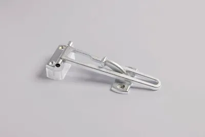 Imagen del producto de Topes para puerta de cromo satinado, de 30x10x4,5 cm, para asegurar el cierre de la puerta