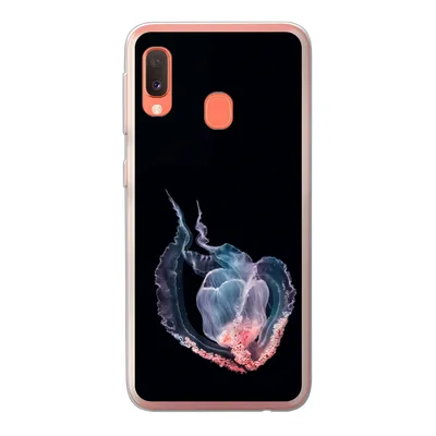 Produktbild von MuchoWow® Handyhülle Schutzhülle Hülle für Samsung Galaxy A20e Quallen - Meerestiere - Schwarz Silikon Softcase Handy Hülle - Abdeckung