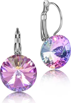 Produktbild von LUISIA® Ohrringe Rivoli mit Kristallen von Swarovski® 14 mm | Vitrail Light