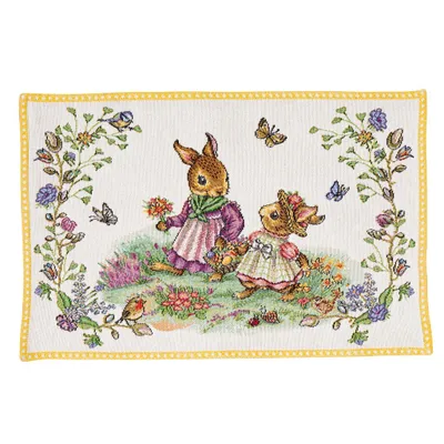 Image de Lot de 6 sets de table Villeroy & Boch Spring Fantasy Gobelin « Prairie fleurie »