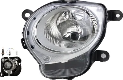 Produktbild von Fernscheinwerfer passend für Fiat 500 312 10/2007 -06/2015 H1 Li.+Nebel+Leuchtm. 51786772 51822889 51786774 Johns