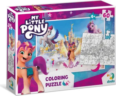 Obrázok produktu pre Puzzle 60 My Little Pony 2 v 1