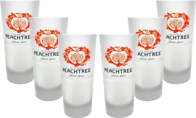 Produktbild von Peach Tree Glas Gläser 6x Cocktailgläser Milchglas Longdrink Glas