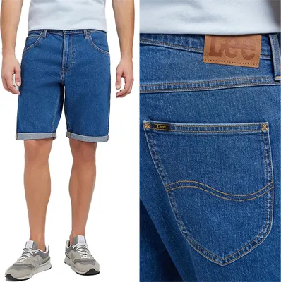 Produktbild von LEE Herren, Shorts 5 POCKET SHORT, Regular fit, W31, Blau, kurze, hosen,