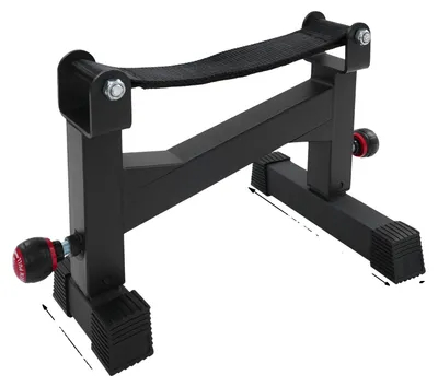 Image de Support de squat, support de développé couché, étagère de musculation, idéal pour les salles de sport à domicile, couleur noire