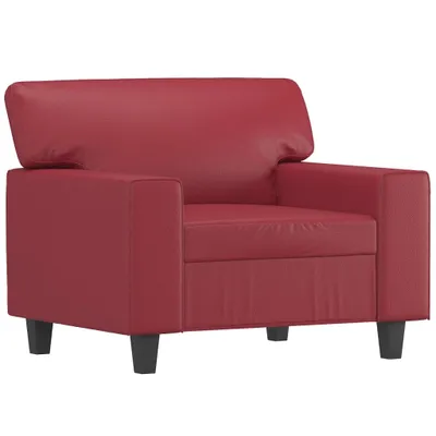 Produktbild von Sessel Weinrot 60 cm Kunstleder