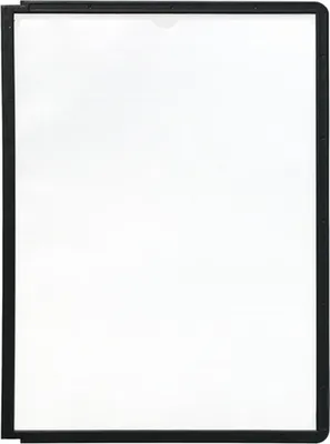 Zdjęcie produktu dla DURABLE 560601 Sichttafeln schwarz 5 Stück