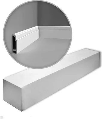 Produktbild von Orac Decor SX155 LUXXUS Zierleisten 1 Karton SET 14 Sockelleiste | 28 m