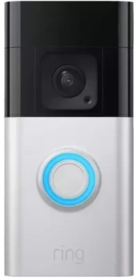 Produktbild von Ring Battery Doorbell Plus, Schwarz, Nickel, Haus, 2-Wege, 150°, 150°, Kabellos