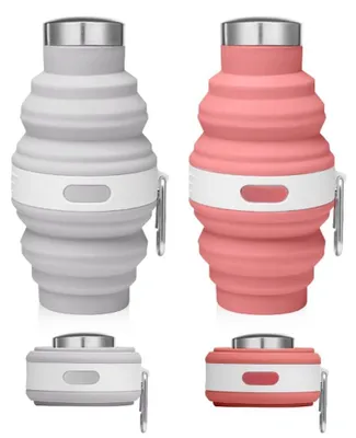 Immagine prodotto di Set di 2 bottiglie pieghevoli da 500 ml
