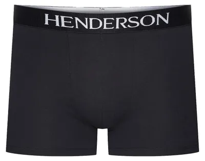 Produktbild von Boxershorts Henderson aus Baumwolle schwarz mit elastischem Bund L