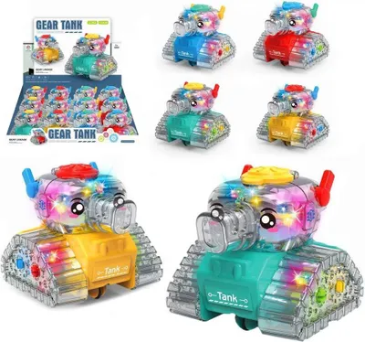 Immagine prodotto di Carro armato trasparente con luce MIX - Trifox