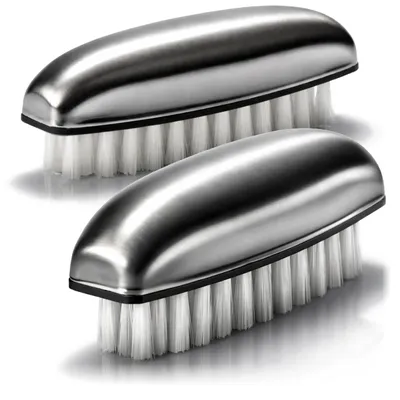 Productafbeelding van Wilhelm Sell® 2 stuks roestvrijstalen handwasborstels met geurneutralisator