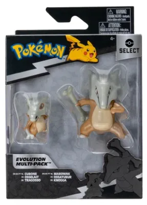 Produktbild von Pokemon: Evolution Actionfiguren 2er-Pack Tragosso, Knogga