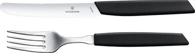 Immagine prodotto di victorinox coltelleria - Set tavola 12 pezzi manico nero - Swiss Modern