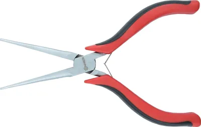 Imagen del producto de Alicate de punta fina para electrónica Connex, 145 mm, con doble resorte y mangos de dos componentes