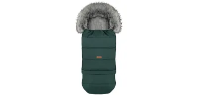 Produktbild von Goldkids - Winter Fußsack für Kinderwagen Babyschale Schlittensack - wasserdicht Baby Fußsack Kuschelsack Winterfußsack 115/85 cm x 50 cm - Grün