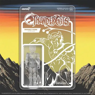 Produktbild von Thundercats ReAction Actionfigur Tygra (Clear) 10 cm