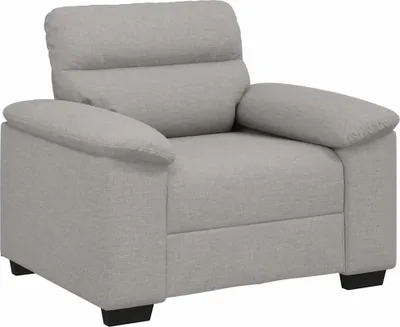 Produktbild von Sessel Wolkengrau 100x81x84 cm Stoff