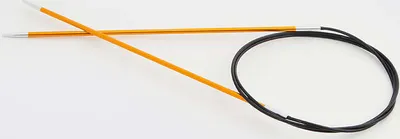Produktbild von Rundstricknadel ZING 2,25 mm 25 cm bernstein
