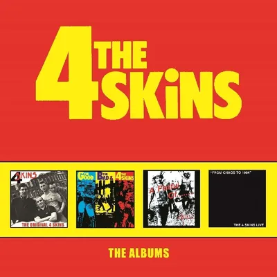 Obrázek produktu pro Cherry Red Records The 4 Skins: The Albums, 4CD Clamshell Boxset, Punk, CD, 4 Skins, Fyzické médium, Dospělý