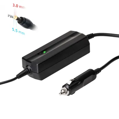 Produktbild von Zasilacz samochodowy Akyga do laptopa Samsung 19V 3.16A 60W 5.5 x 3.0 mm + pin