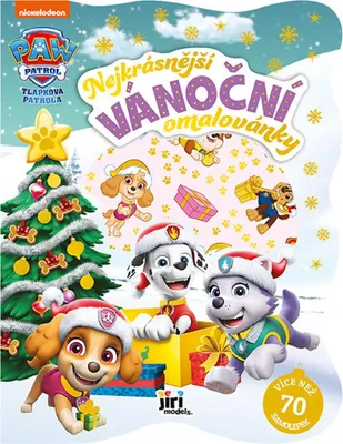 Zdjęcie produktu dla Najpiękniejsze świąteczne kolorowanki z naklejkami Pawelki dziewczynki