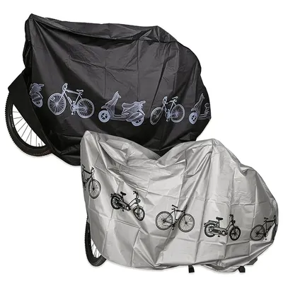 Produktbild von 2pcs Fahrradgarage, wasserdicht, staub- und UV-beständig, Fahrrad-Regenhülle, Fahrradplane, Fahrradschutzhülle, wasserdichte  für den Außenbereich
