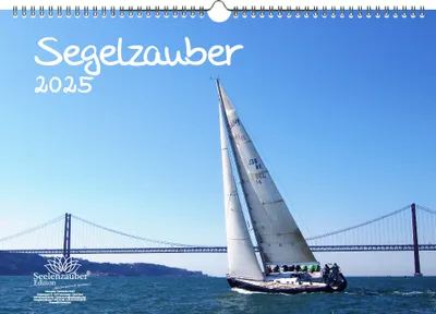 Produktbild von Segelzauber DIN A3 Kalender für 2025 Segelschiffe und Meer - Seelenzauber