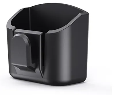 Productafbeelding van INF Zwarte ABS Auto Sleutel Opbergdoos - Zelfklevende Organizer voor Sleutels, Kaarten en Kleine Items