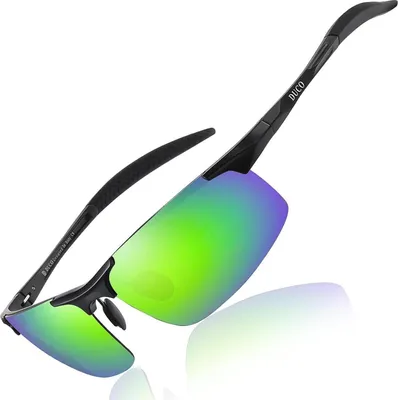 Produktbild von DUCO Herren Polarisierte Sportbrille Ultraleicht Al-Mg UV400-Schutz 8177S