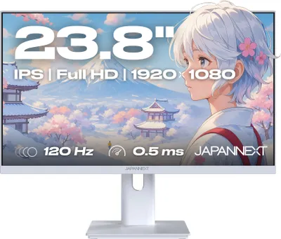 Gaming Monitor | 23,8" | IPS | FHD | 120Hz | Pastell weiß