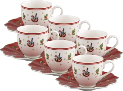 Produktbild von Villeroy & Boch Toy's Delight Mokka-/Espressotasse mit Untertasse 0,1l Set6