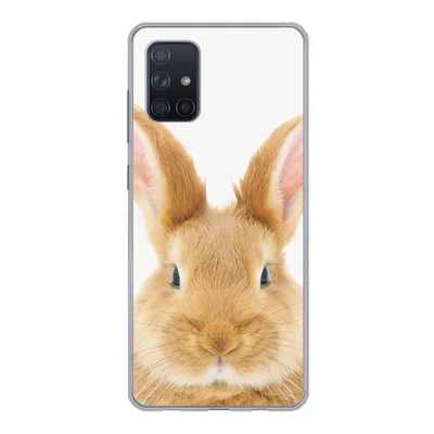 Produktbild von MuchoWow® Handyhülle Schutzhülle Hülle für Samsung Galaxy A51 5G Kinder - Kaninchen - Kind - Mädchen - Jungen Silikon Softcase Handy Hülle - Abbildung
