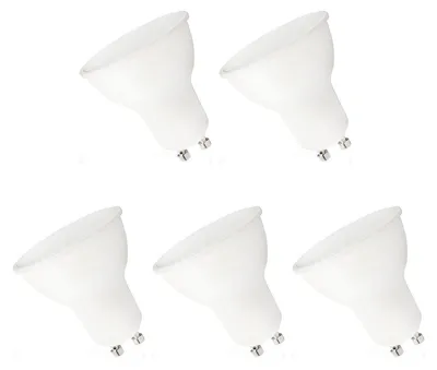 Produktbild von Spectrum GU10 LED Spot Lampe 7,5W 710lm 3000K Warmweiß 230V 5 Stück
