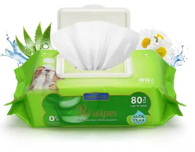 Obrázek produktu pro Solidchoice – Hypoalergenní čisticí ubrousky pro domácí mazlíčky
