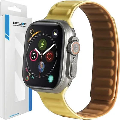 Produktbild von Beline Apple Watch Armband Magnetic42/44/45/49Mm Gelb /Gelb