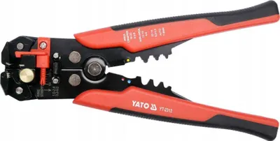 Image de Yato YT-2313 Abisolierzange Schwarz, Rot