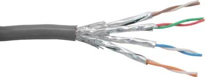 Imagen del producto de Cable InLine 76499, 100 metros, Cat6, S/FTP (S-STP), color gris