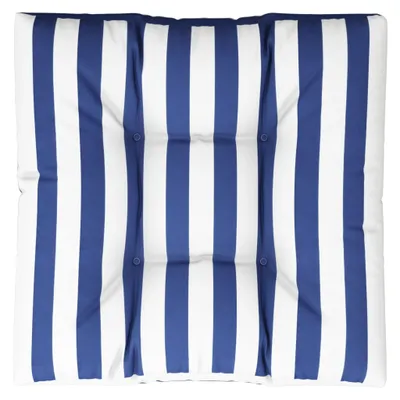 Produktbild von Palettenkissen Blau Weiß Gestreift 80x80x12 cm Stoff , Klassische Sofas Design 2024
