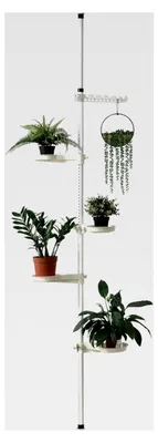 Produktbild von Teleskop Pflanzenregal 110-305 cm Blumentreppe bis zu 8 kg