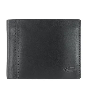Produktbild von camel active Scheintasche Geldbörse Herrenbörse querformat, Leder schwarz black bilbao