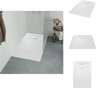 Produktbild von vidaXL Duschwanne SMC Weiß 120×70 cm -  Duschwannen