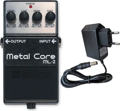 Zdjęcie produktu dla Jednostka efektów zniekształcających Boss ML-2 Metal Core z zasilaczem
