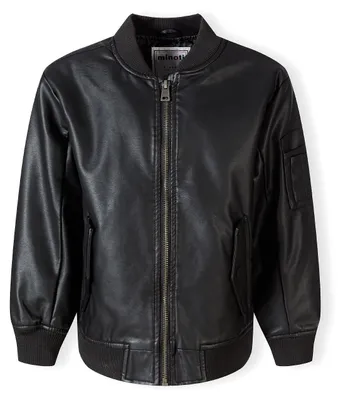 Produktbild von Minoti Bomberjacke Schwarz Gr. 172 für Jungen