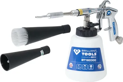 Obrázok produktu pre KS Tools Brilliant čistiaca pištoľ na stlačený vzduch vrátane príslušenstva