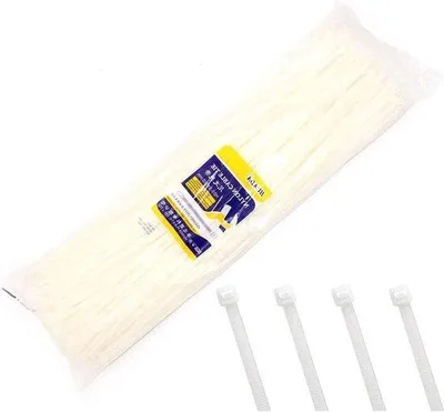 Obrázek produktu pro Sada 250 kabelových spon – šířka 48 mm – délka 500 mm – nylon – flexibilní kabelové spony – plast