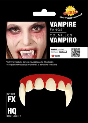 Produktbild von Guirca Vampirzähne Mit Thermoplast One Size